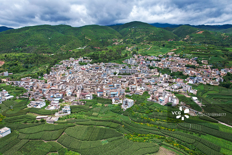 云南大理弥渡县小河淌水密祉景区图片素材