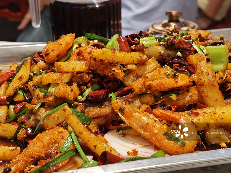 干锅虾图片素材