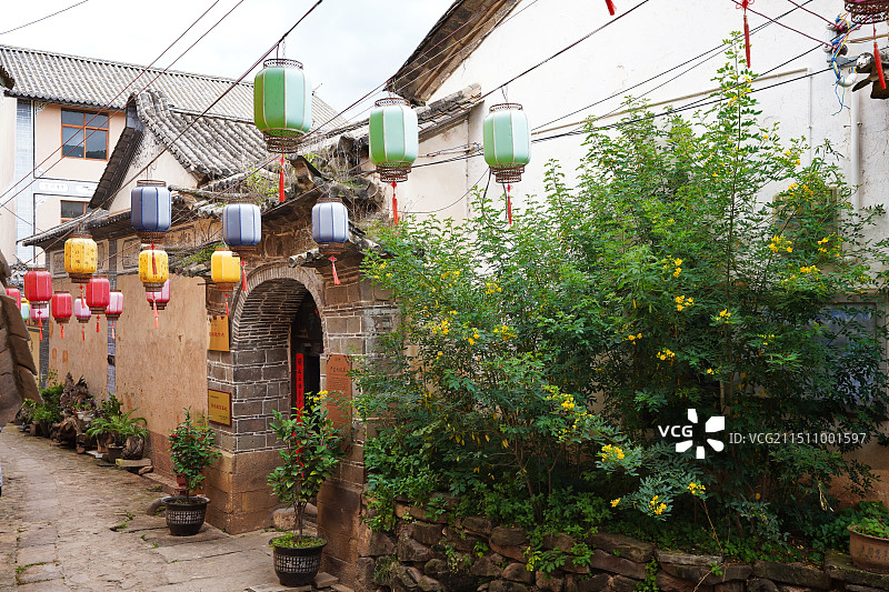 云南大理弥渡县小河淌水密祉景区——文盛街图片素材