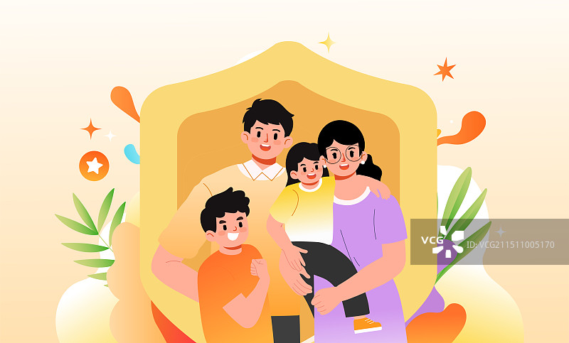 快乐的一家人图片素材