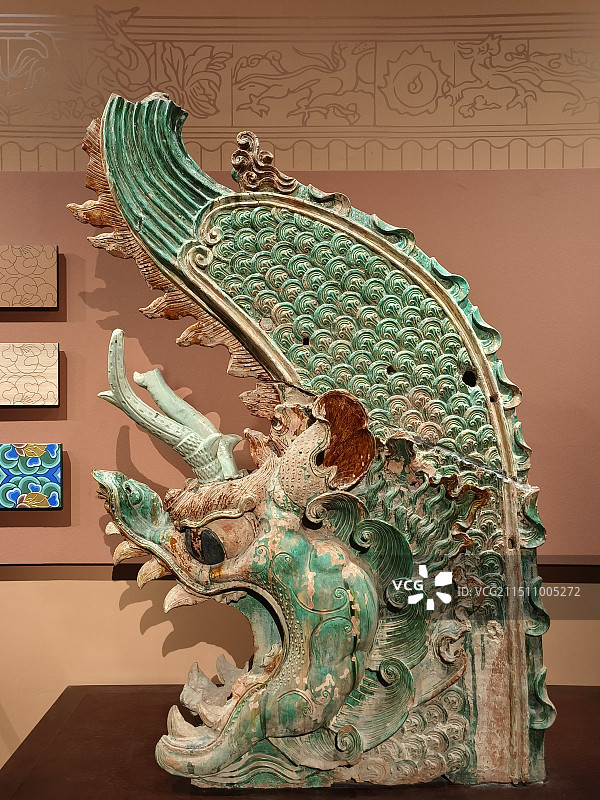 永乐宫琉璃鸱吻图片素材