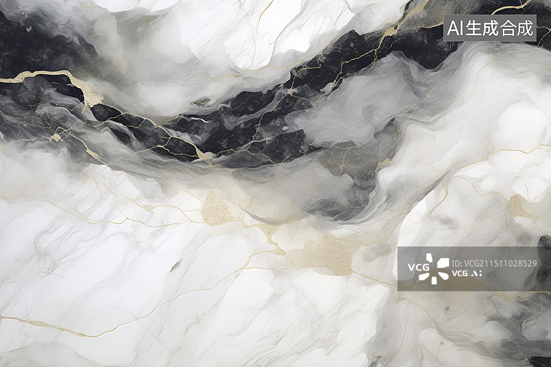 【AI数字艺术】白色大理石纹理设计图片素材