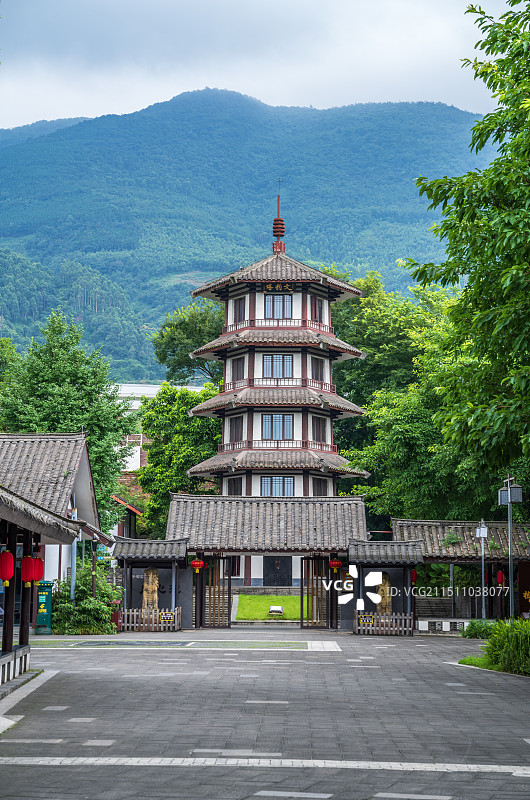 乐山郭沫若故居图片素材