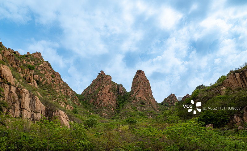 秦皇岛抚宁区冰塘峪长城风情大峡谷景区图片素材