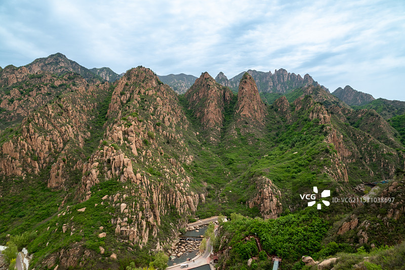 秦皇岛抚宁区冰塘峪长城风情大峡谷景区图片素材