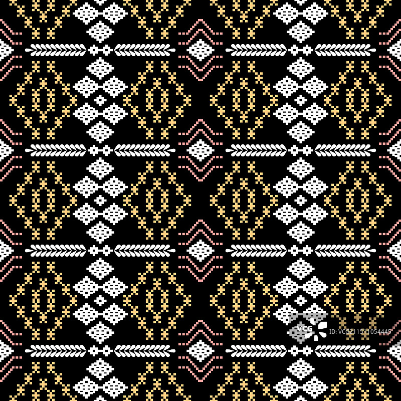 几何复古面料图案图片素材