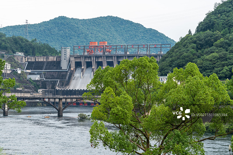 浙江新安江水电站图片素材