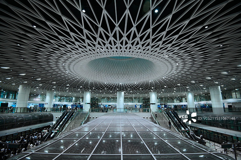 深圳之眼-岗夏北地铁站图片素材