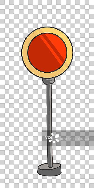 警示牌提示标志卡通手绘元素图片素材