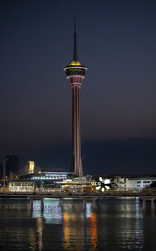 澳门氹仔夜景图片素材
