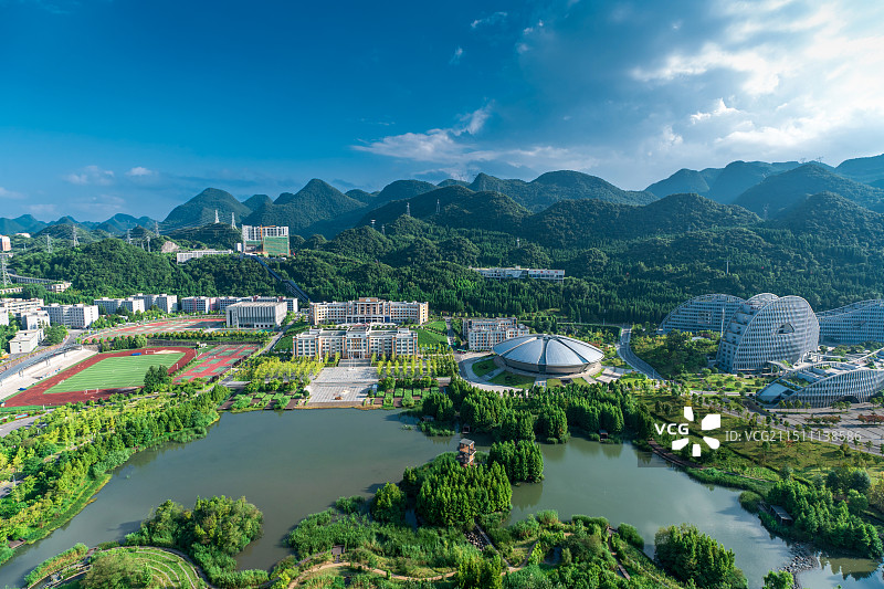 六盘水明湖国家湿地公园图片素材