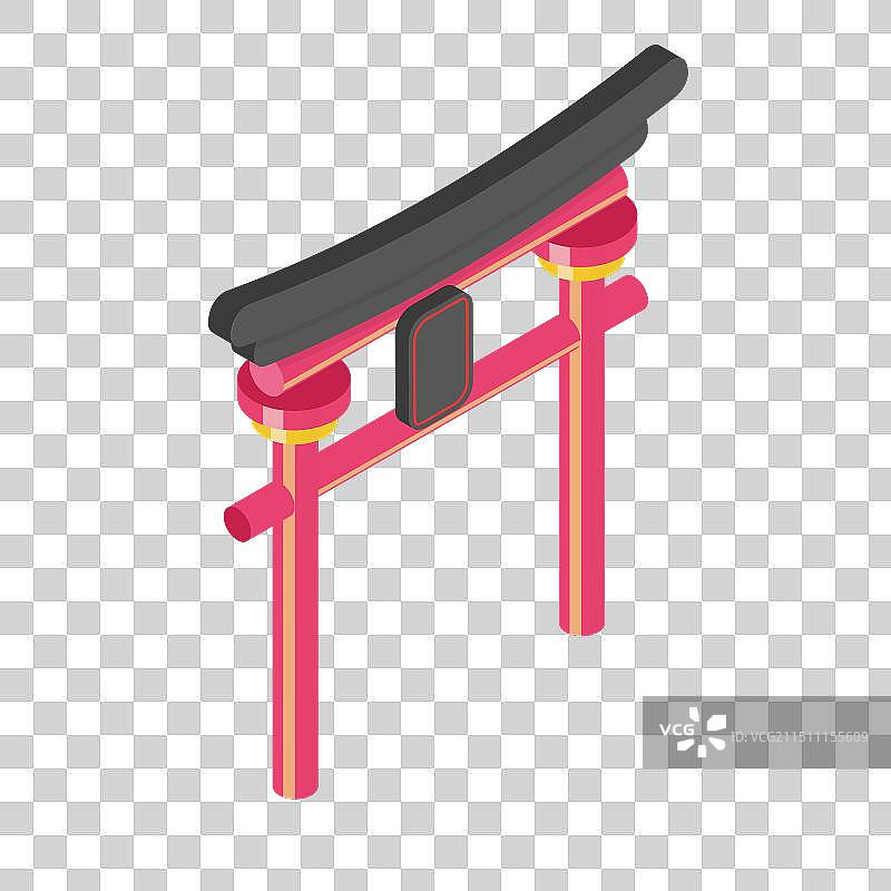 2.5D日本文化元素扁平风格合集图片素材