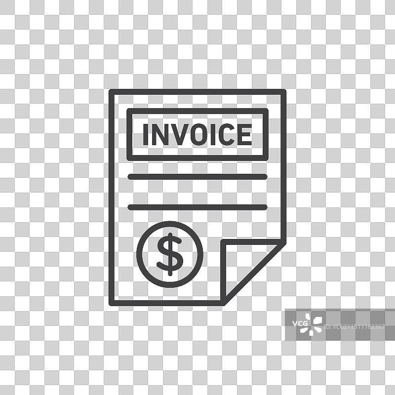 文件发票图标图片素材