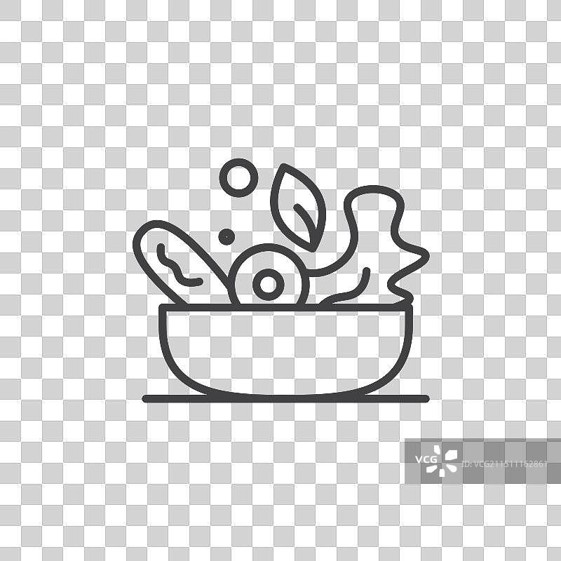 沙拉图标图片素材