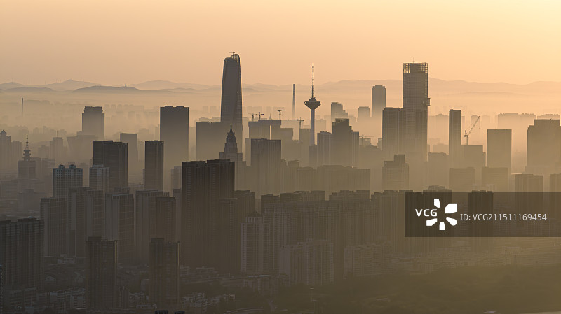 中国沈阳城市航拍图片素材