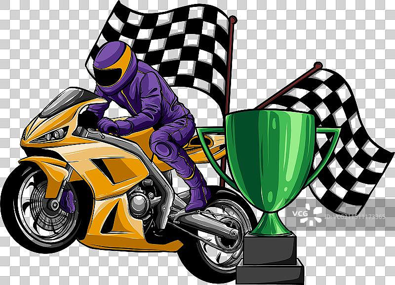 疾驰的赛车图片素材