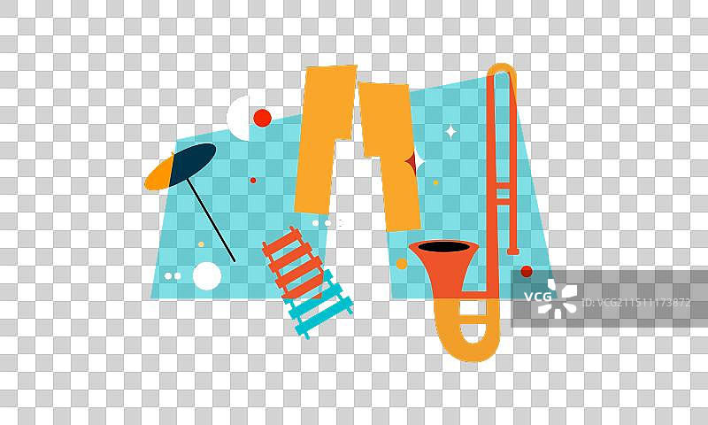 爵士音乐会乐器海报图片素材