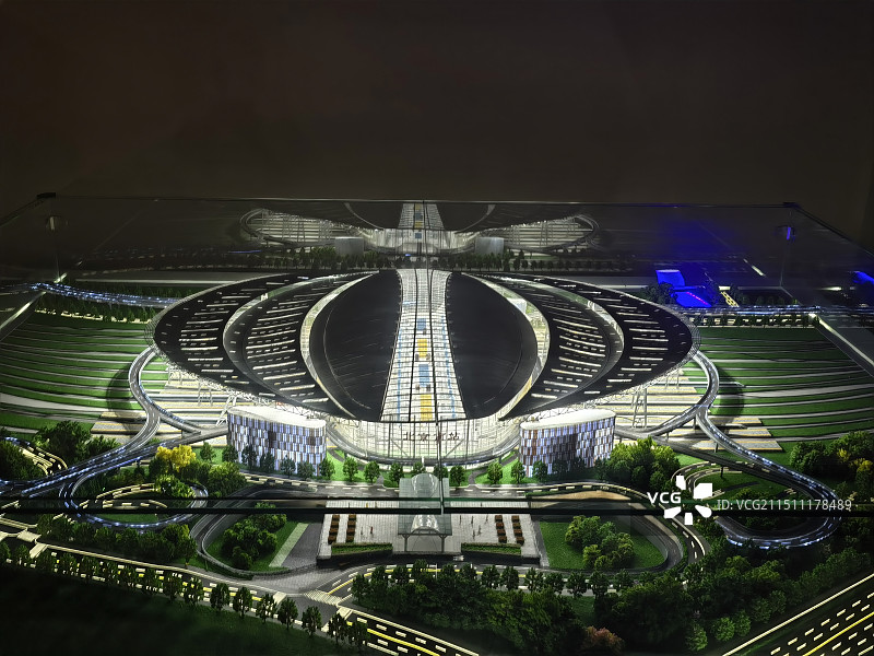 中国铁道博物馆馆藏 北京南站3D立体模型图片素材