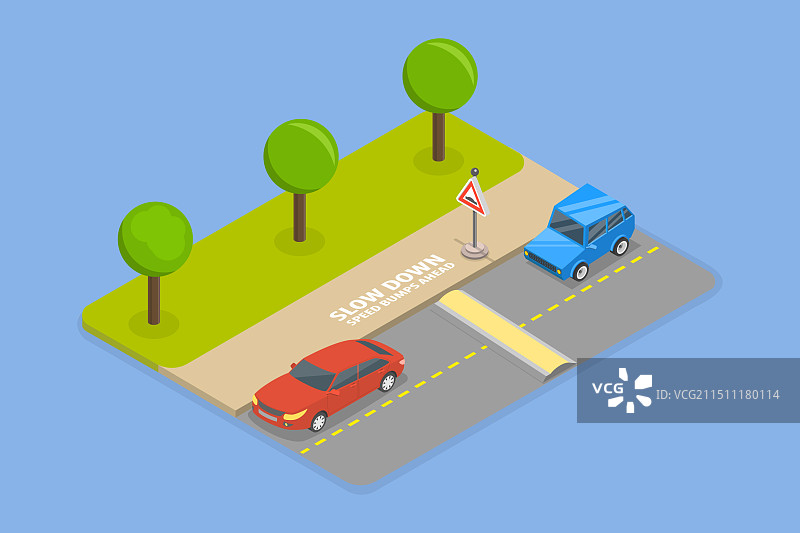 2.5D等距到达图片素材