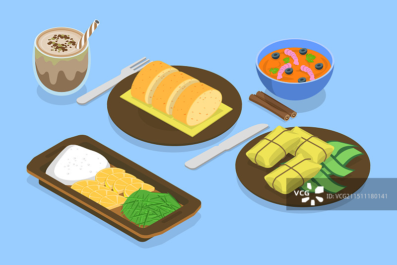 三维等距平面图片素材