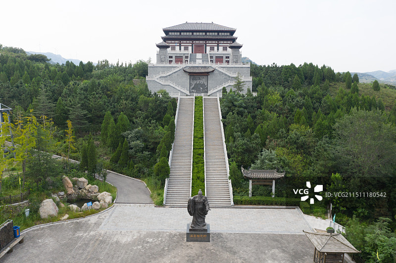 山东日照龙门崮刘氏宗祠景点图片素材