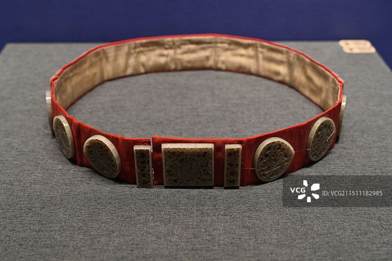 中国古代玉石腰带图片素材