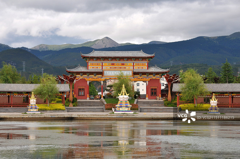 香格里拉民族团结公园图片素材