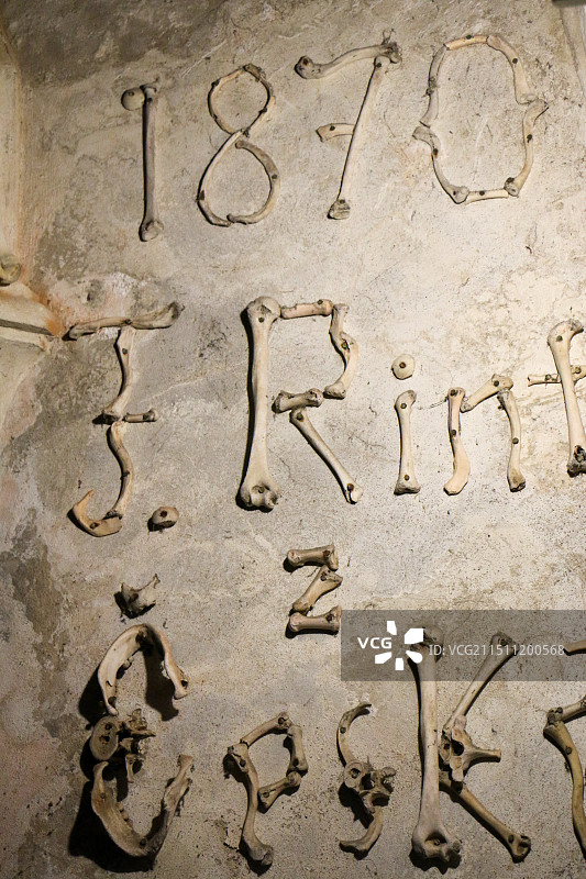 捷克人骨教堂图片素材