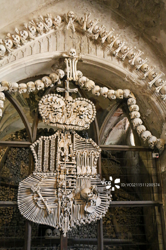 捷克人骨教堂图片素材