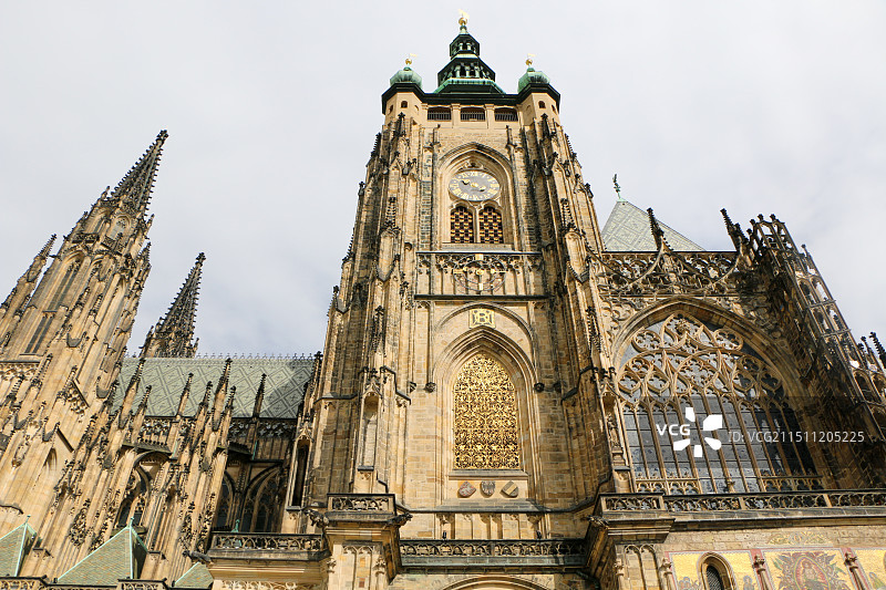 库特纳霍拉城的圣芭芭拉大教堂图片素材