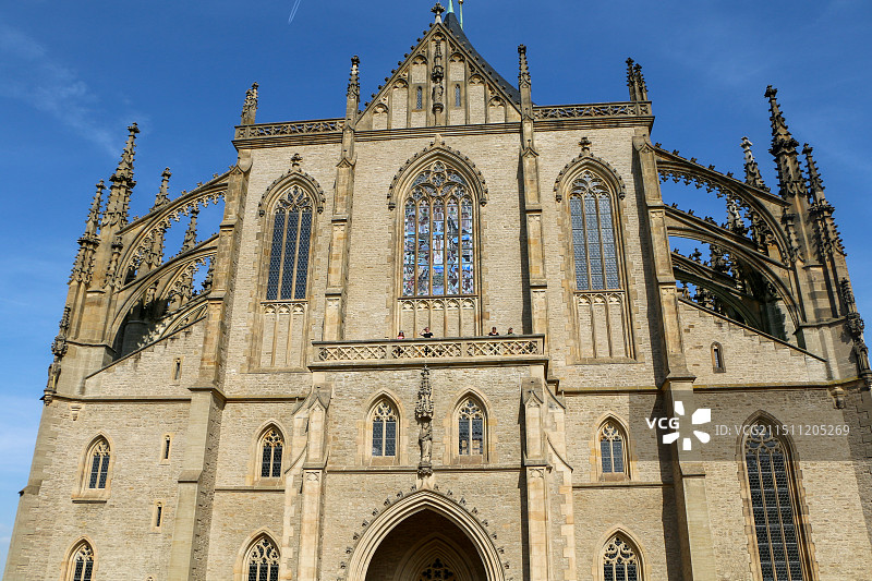 库特纳霍拉城的圣芭芭拉大教堂图片素材