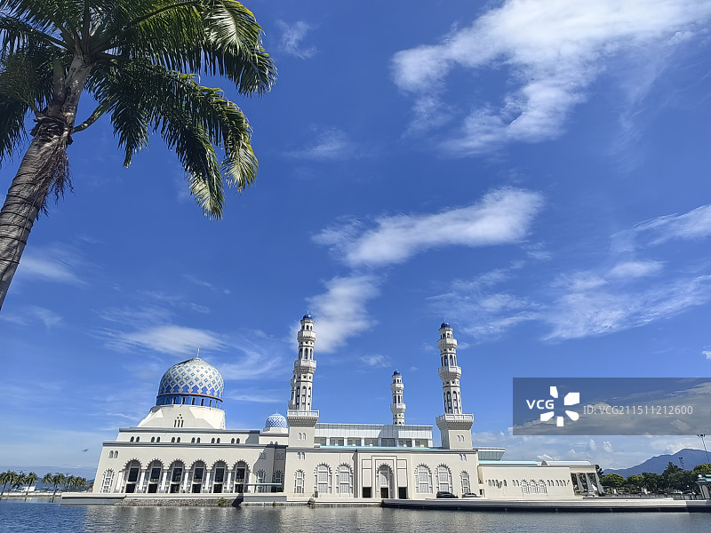海上清真寺图片素材