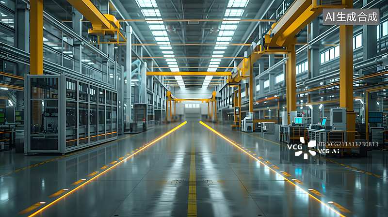 【AI数字艺术】企业建筑空间图片素材