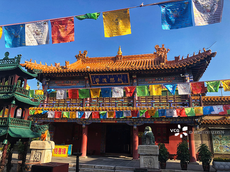 内蒙古呼和浩特大召寺风光图片素材