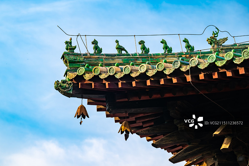 石家庄正定古城观四塔图片素材