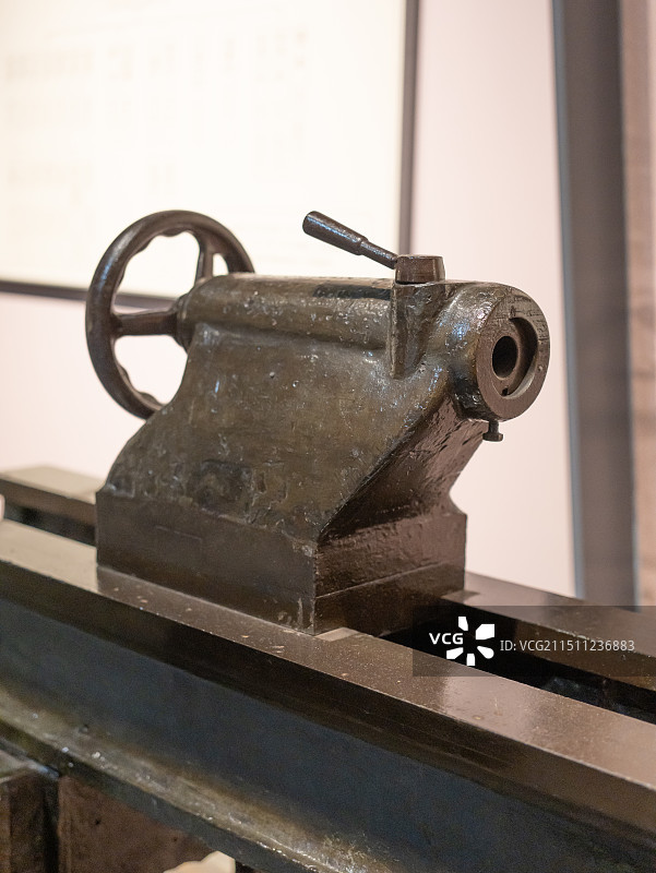 1871年清朝船政车床图片素材