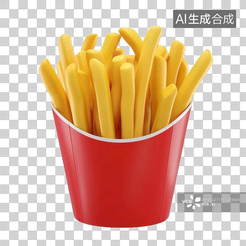 【AI数字艺术】美味的薯条图片素材