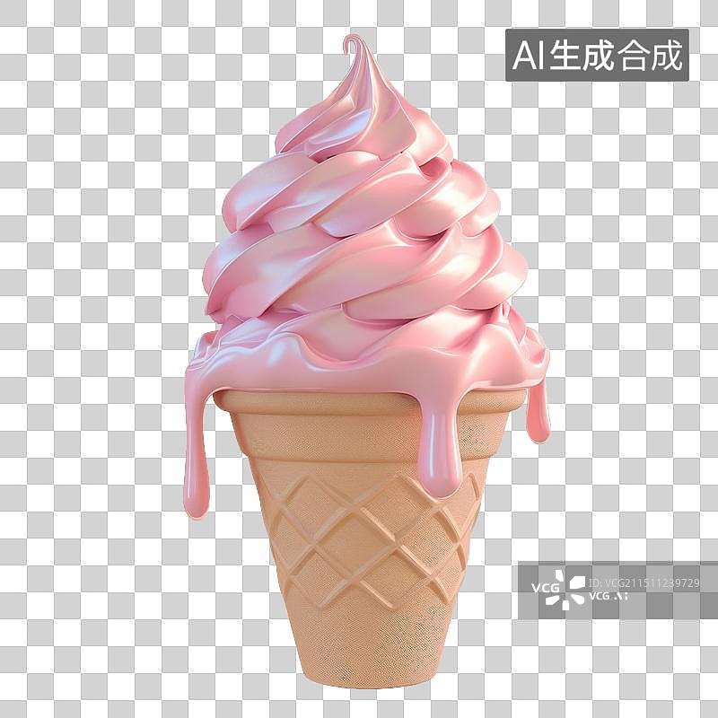 【AI数字艺术】美味的冰淇淋图片素材