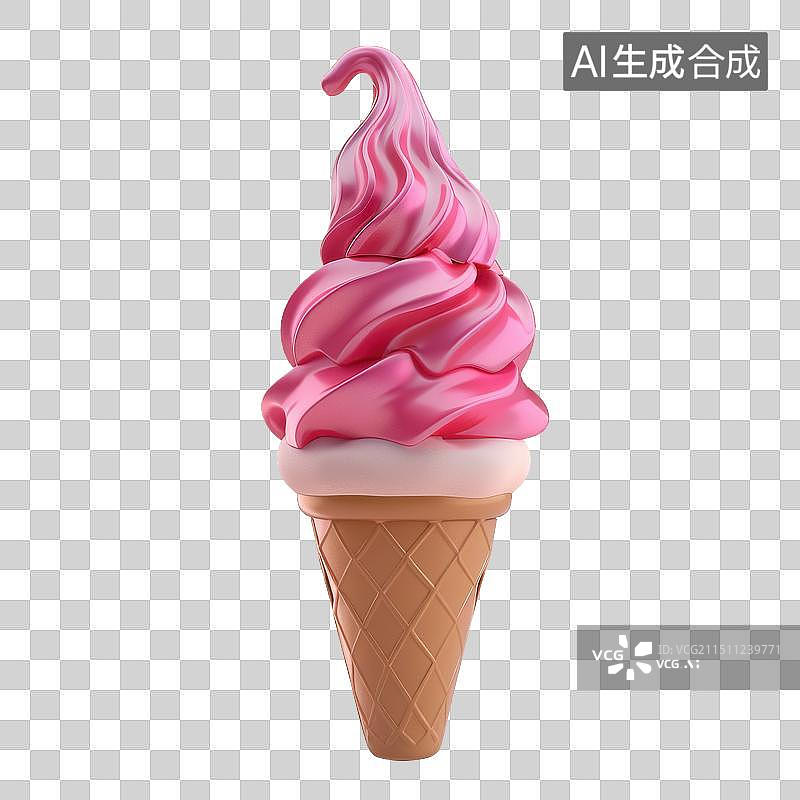 【AI数字艺术】美味的冰淇淋图片素材