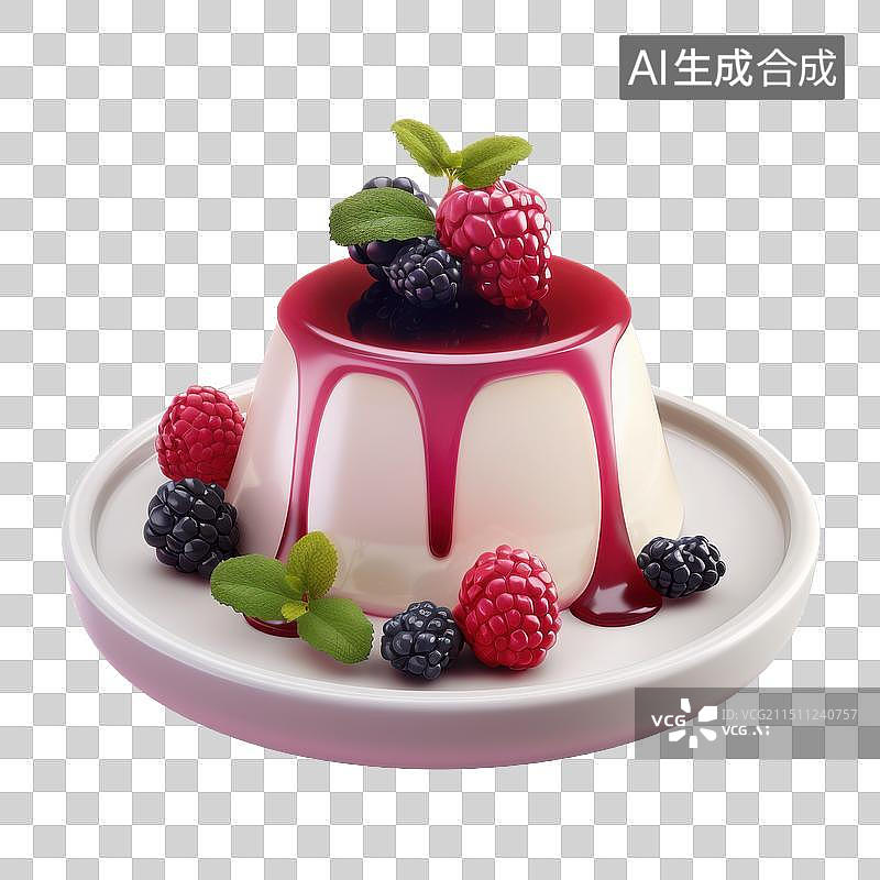 【AI数字艺术】美味的蛋糕图片素材