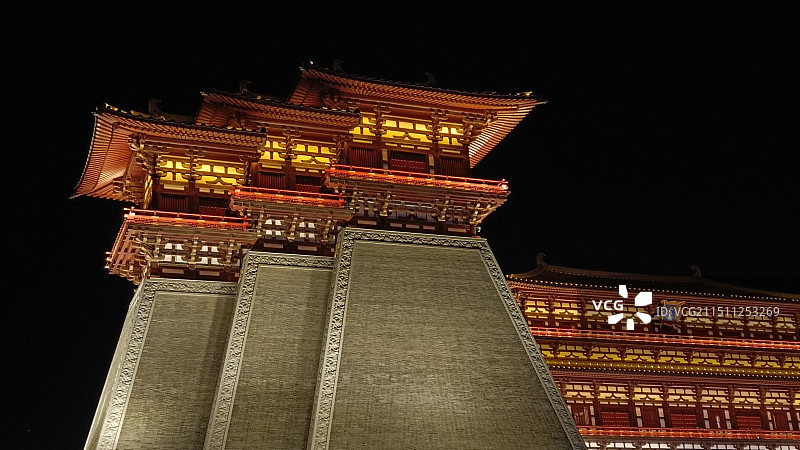 河南洛阳老城鼓楼图片素材