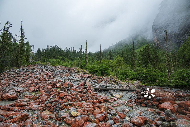 成都周边新晋热门旅游地：川西理小路风景图片素材