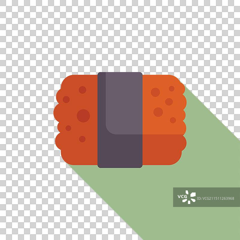 香辣金枪鱼寿司卷图标图片素材