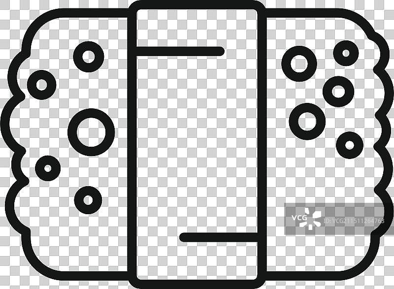 清洁海绵洗碗图标图片素材