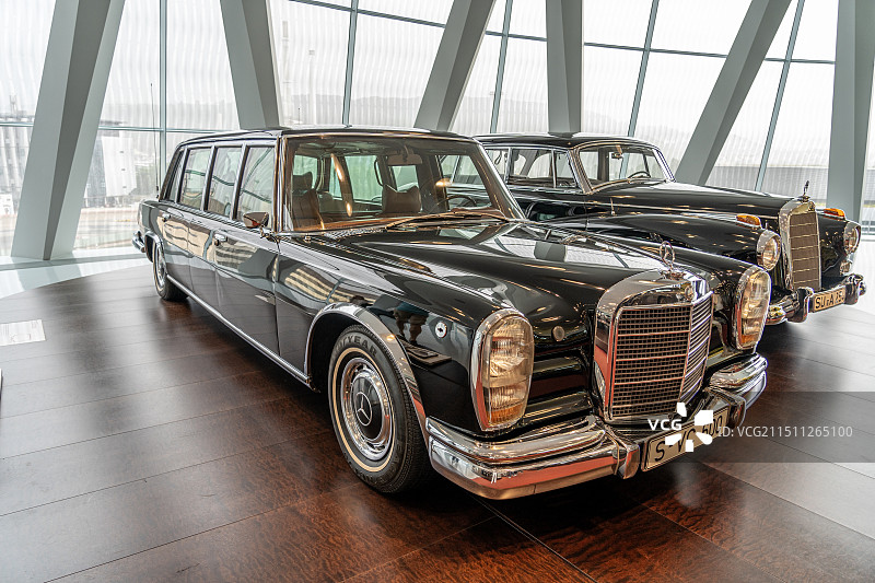 德国斯图加特，梅赛德斯奔驰博物馆图片素材