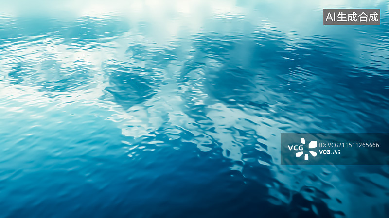 【AI数字艺术】水波荡漾图片素材