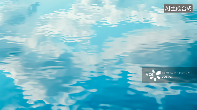 【AI数字艺术】水波荡漾图片素材