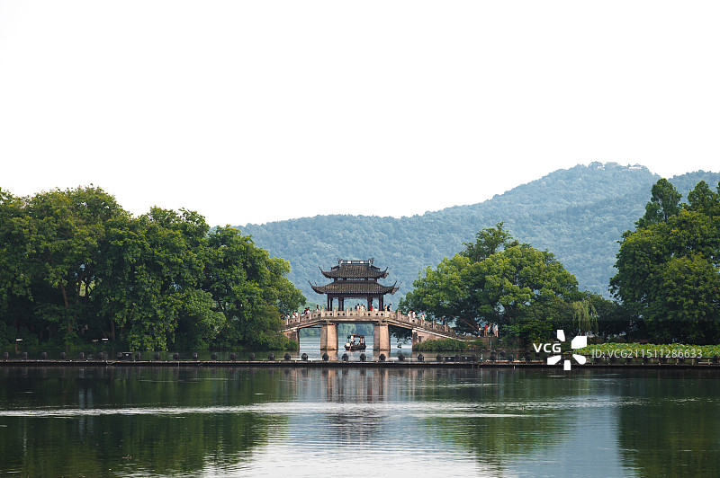 杭州玉带桥图片素材