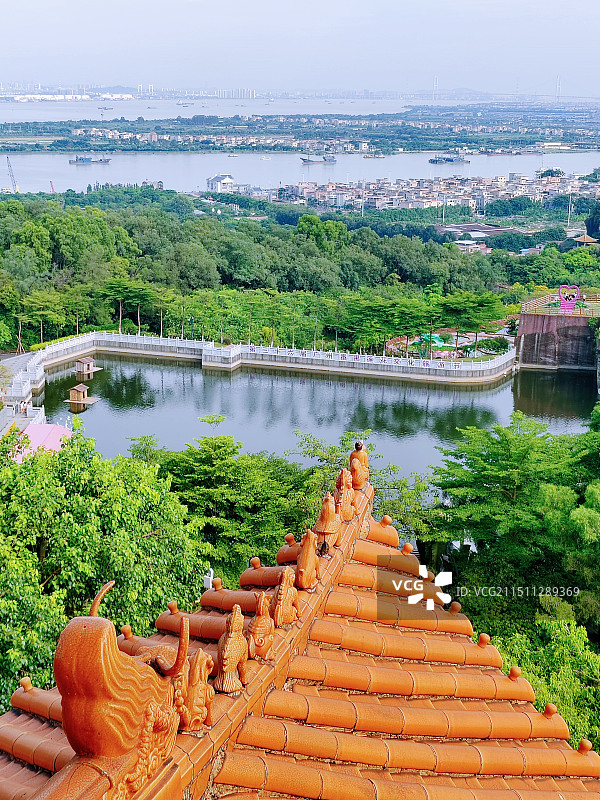 中国古建筑屋脊兽图片素材