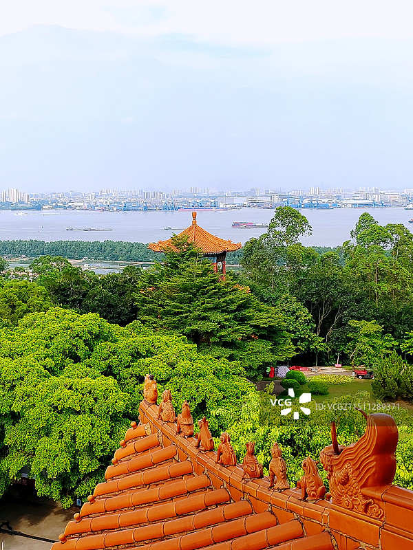 中国古建筑屋脊兽图片素材